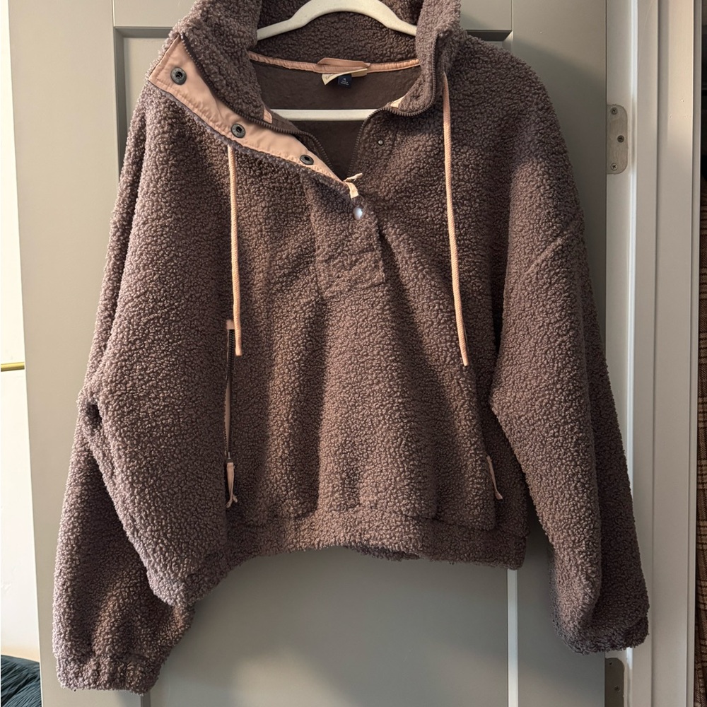 Universal Thread Brown Teddy Jacket
